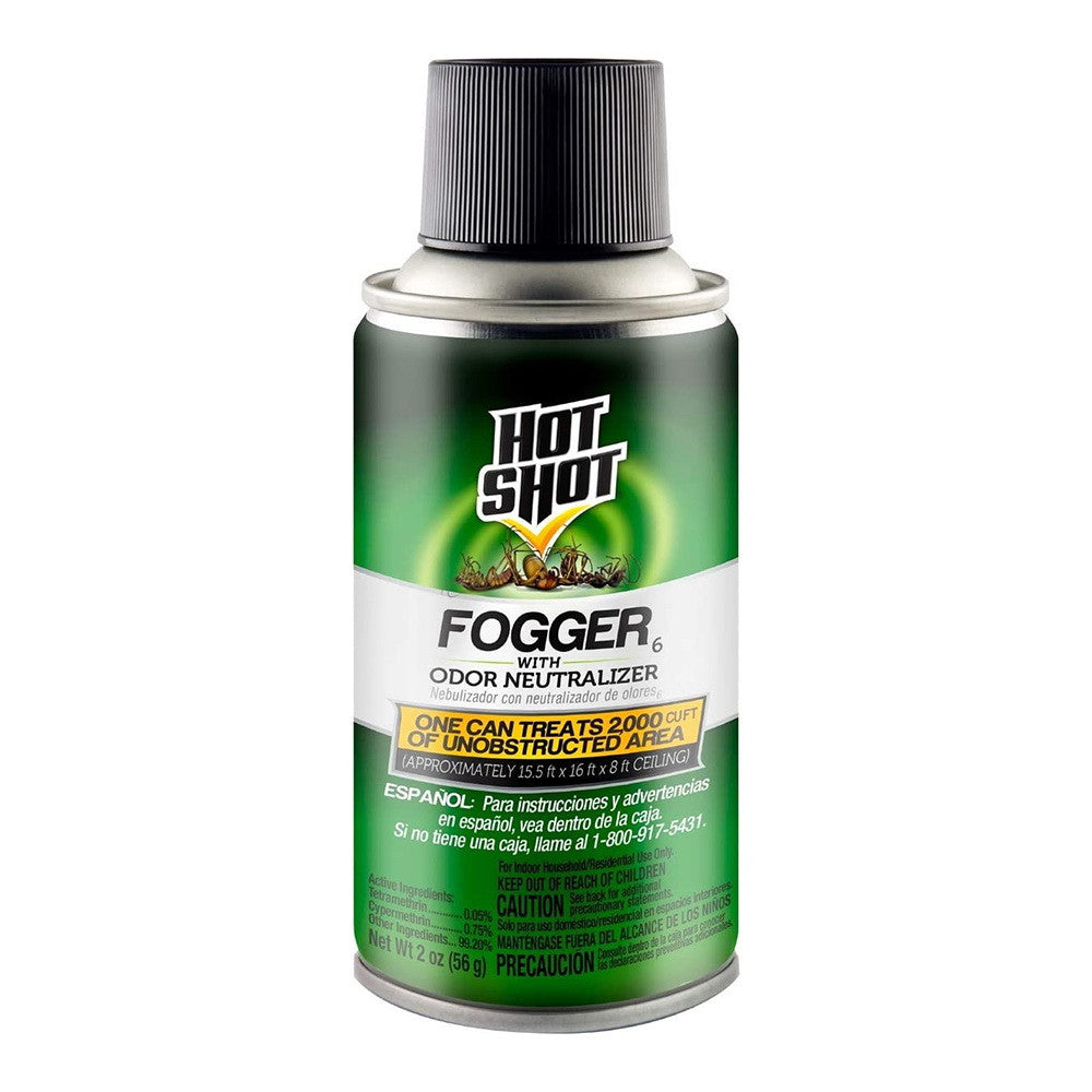 Hot Shot Indoor Fogger With Odor Neutralizer, 2 oz